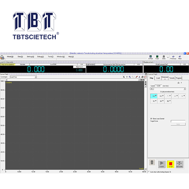 آلة الاختبار العالمية الإلكترونية مع التحكم بالكمبيوتر