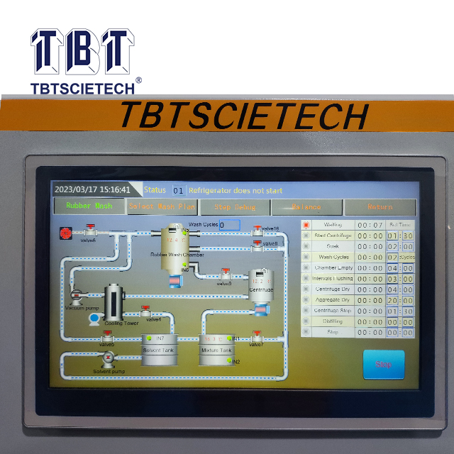 محلل مزيج الإسفلت (طريقة تنظيف الموجات فوق الصوتية)