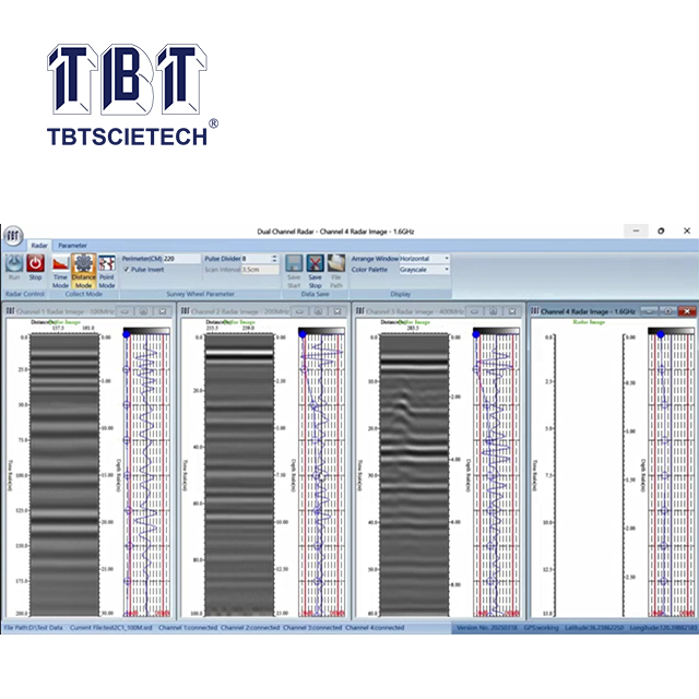 الرادار اختراق الأرض (GPR).