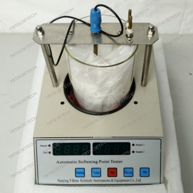 جهاز اختبار حلقة البيتومين والكرة (شاشة رقمية)